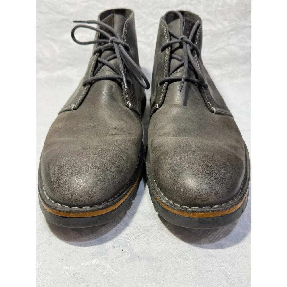 Cole‎ Haan Zerogrand Chukka Boots Men's 11 Gray Nubuck Casual